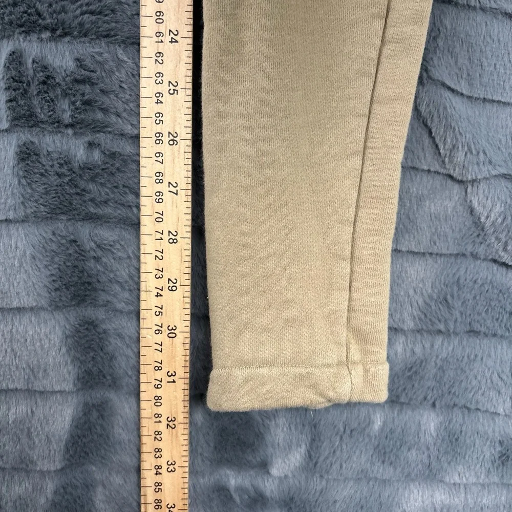 FOG Fear of God Essentials Sweatpants Mens M Tan Ankle Zip Joggers Slim Fit